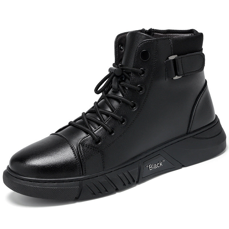 Women's high sneaker boots with padded insole and non-slip sole