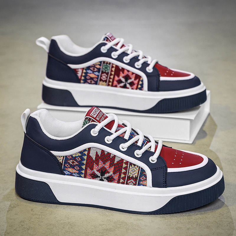 Ethnic style women's sneakers with a sturdy design for daily use