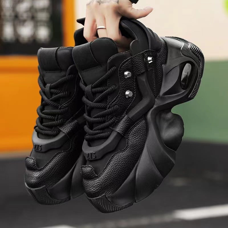 Women's Chunky Sneakers with Reinforced Sole and Ergonomic Design