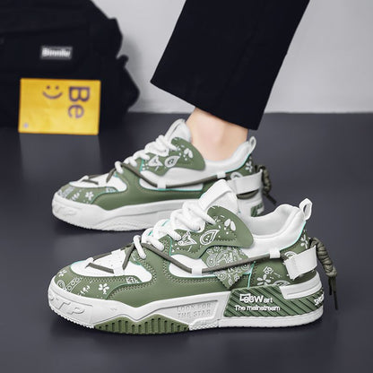 Ladies sporty sneakers with unique design and strong cushioning technology