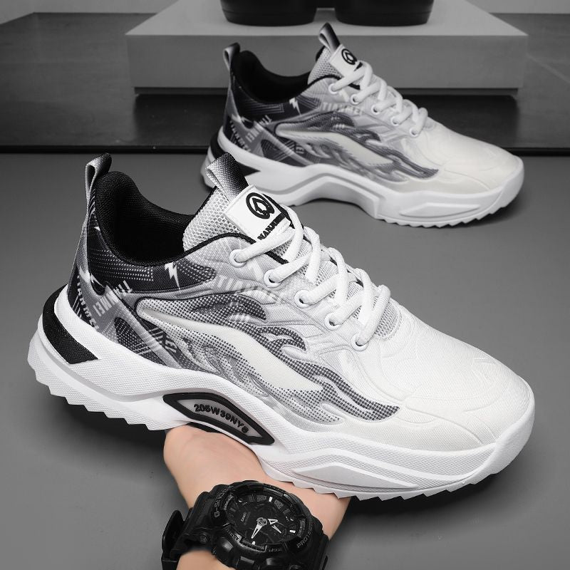Women’s sporty sneakers with modern graphic design and non-slip sole