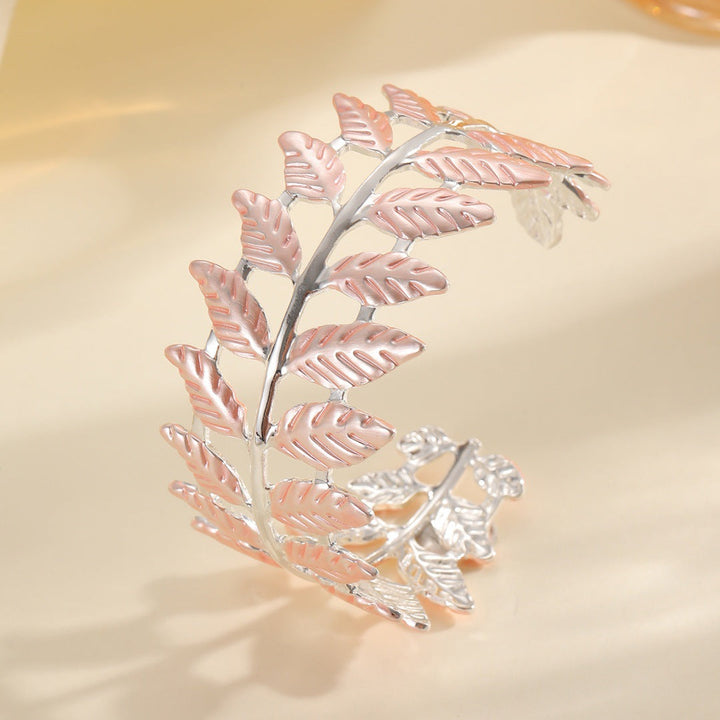 Ladies bracelet in elegant leaf design Tom Cottons