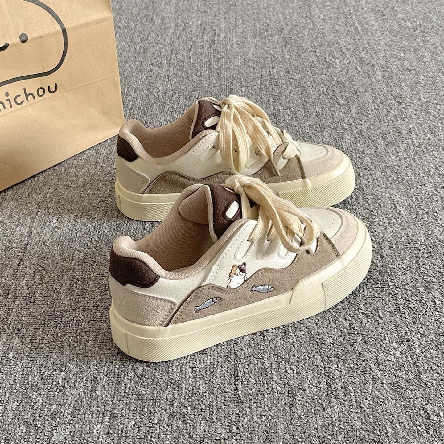 Women's Comfortable Sneakers in Playful Design