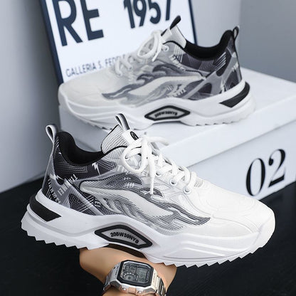Women’s sporty sneakers with modern graphic design and non-slip sole