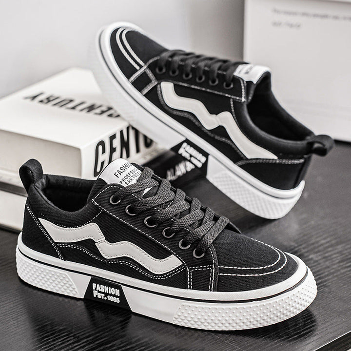 Women's casual and durable sneakers with stylish contrast elements