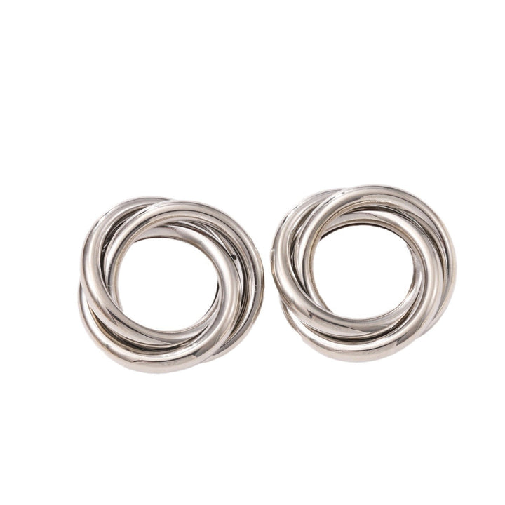 Women's Hanging Earrings with Elegant, Curved Ring Design Tom Cottons