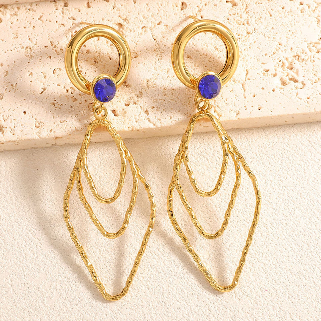 Women's earrings with elegant, shimmering design Tom Cottons