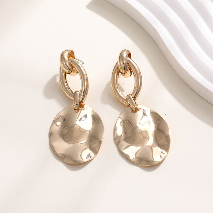 Women's Elegant Statement Earrings with Leaf Design Tom Cottons