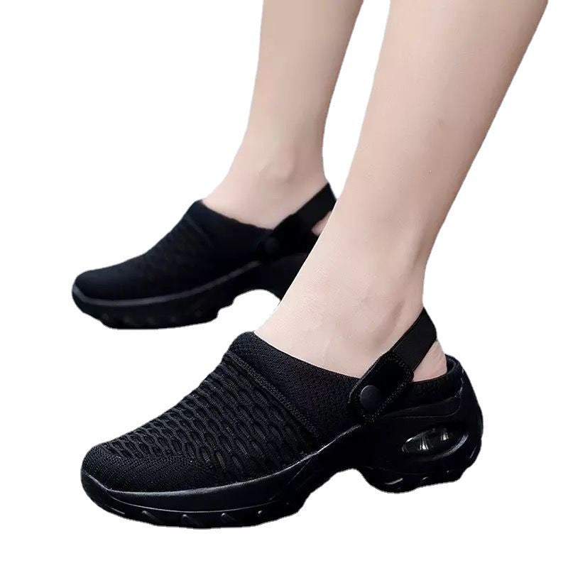 Women's breathable Slip-On sneakers with fashionable mesh design