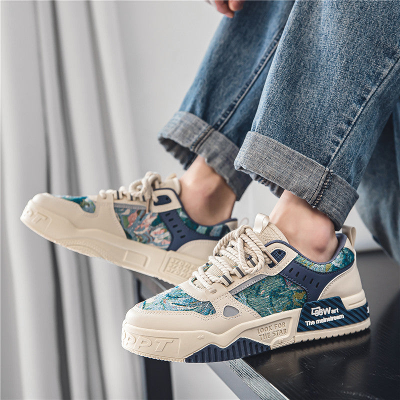 Women's sports shoes with innovative camouflage pattern