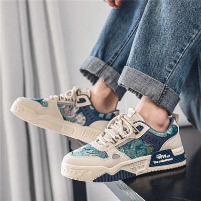 Women's sports shoes with innovative camouflage pattern