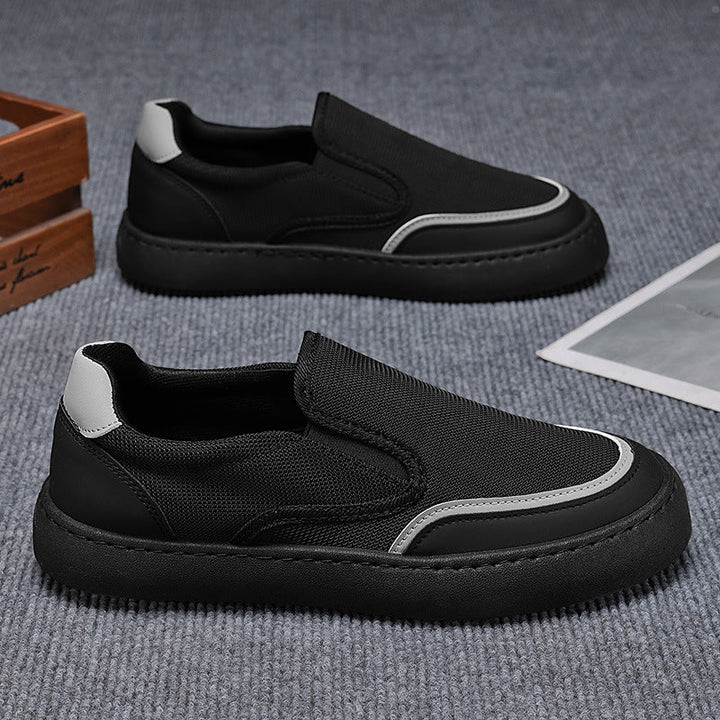 Women's Slip-On Sneakers with breathable mesh structure