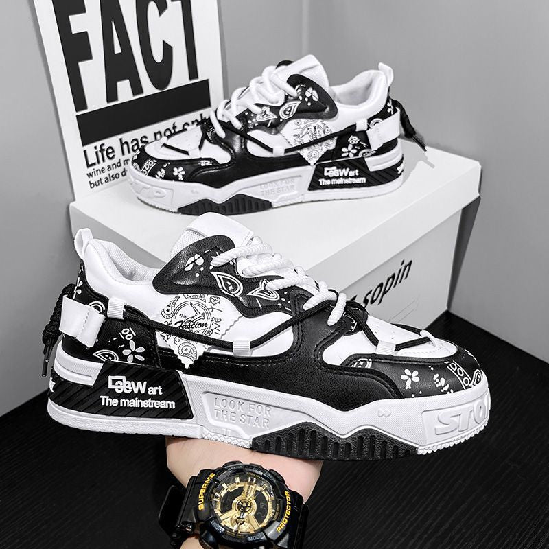 Ladies sporty sneakers with unique design and strong cushioning technology