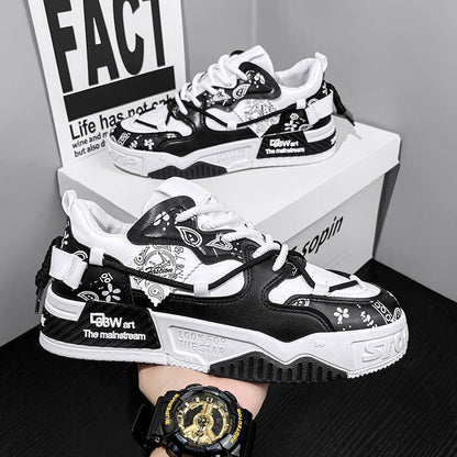 Ladies sporty sneakers with unique design and strong cushioning technology