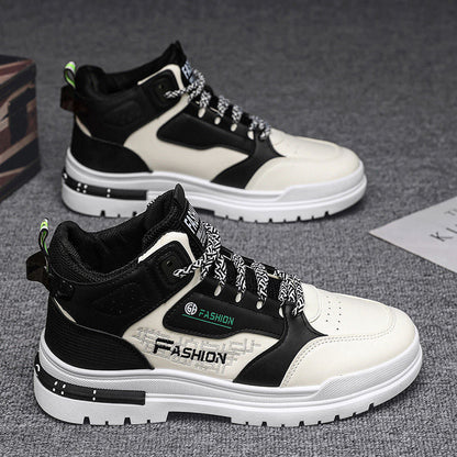 High top athletic sneakers for women with breathable construction and non-slip sole