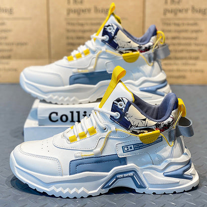 Ladies sporty sneakers with innovative support cushioning system