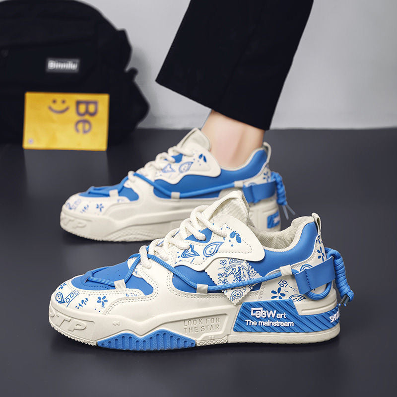 Ladies sporty sneakers with unique design and strong cushioning technology