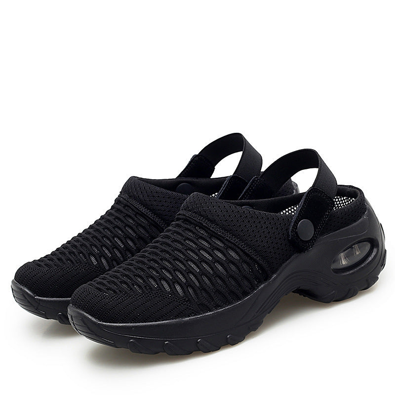 Women's breathable Slip-On sneakers with fashionable mesh design