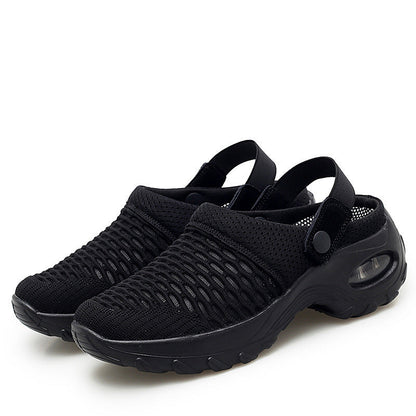 Women's breathable Slip-On sneakers with fashionable mesh design