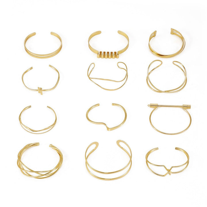 Ladies' bangle with elegant curved design Tom Cottons