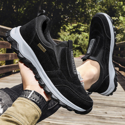 Women's Leisure Slip-On Sneakers with Breathable Upper Material and Non-Slip Sole