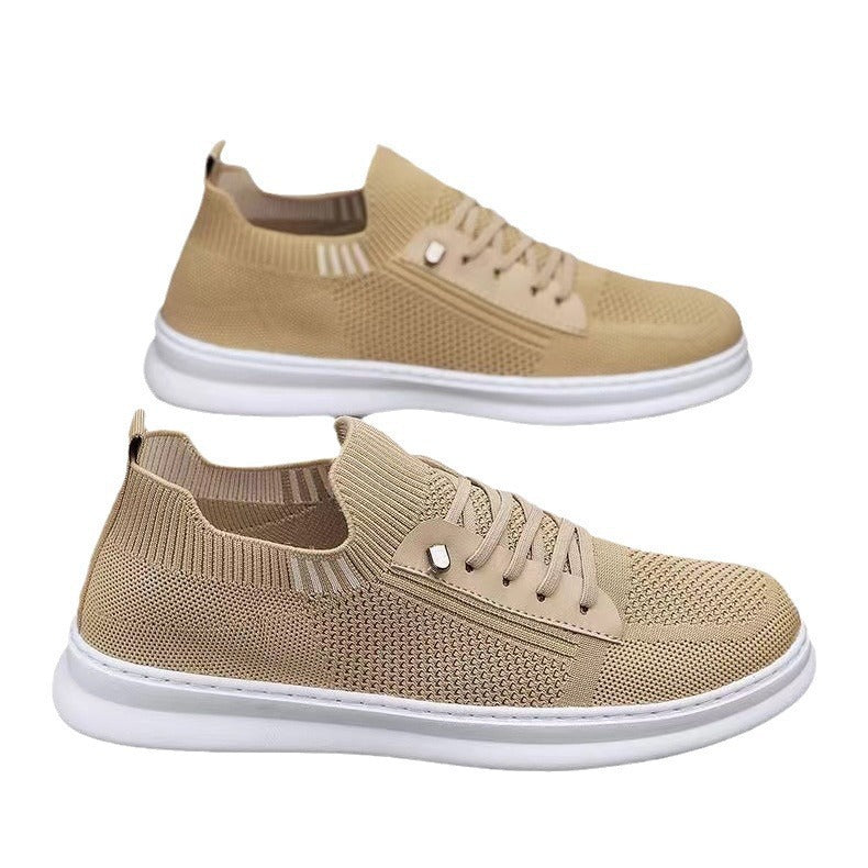 Women Breathable Casual Sneakers with Elastic Inserts