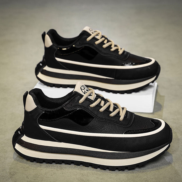 Sport shoes for women with cushioned profile sole and fashion accents