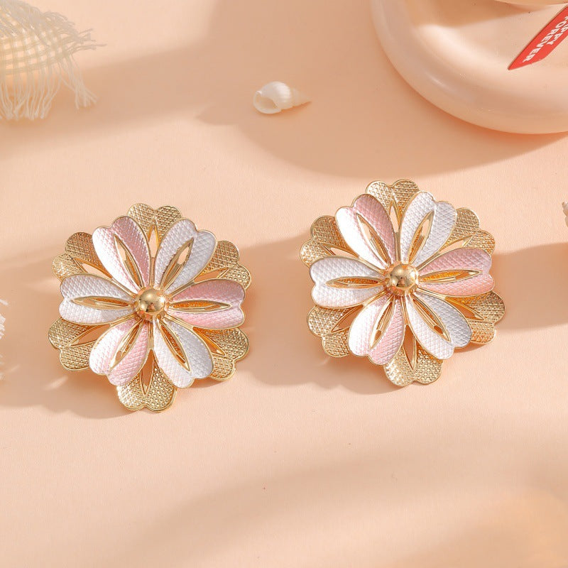 Ladies Hair Clips with Artistic Flower Design Tom Cottons