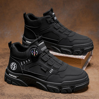 High-top sports shoes for ladies with dynamic and innovative lacing technology