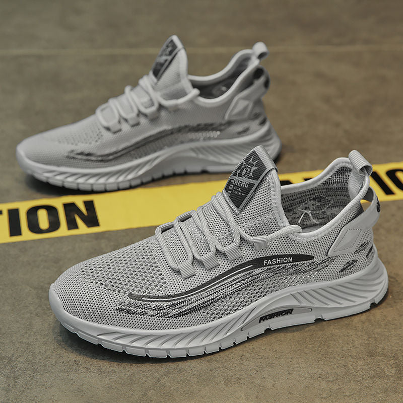 Women's Breathable Leisure Sneakers with Flexible Upper Material and Non-Slip Sole