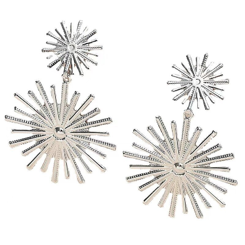 Women's Hanging Earrings in Modern Radiant Design Tom Cottons