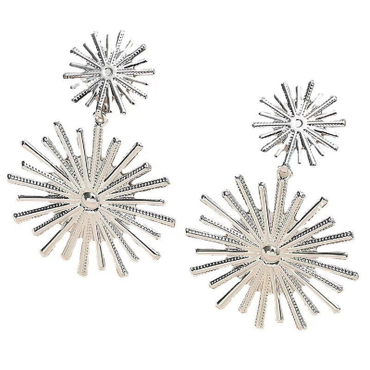 Women's Hanging Earrings in Modern Radiant Design Tom Cottons