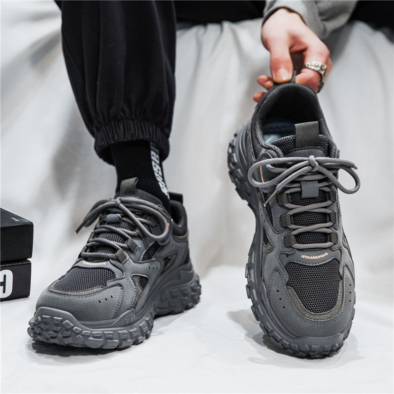 Women's sporty trail sneakers with flexible upper material and non-slip sole