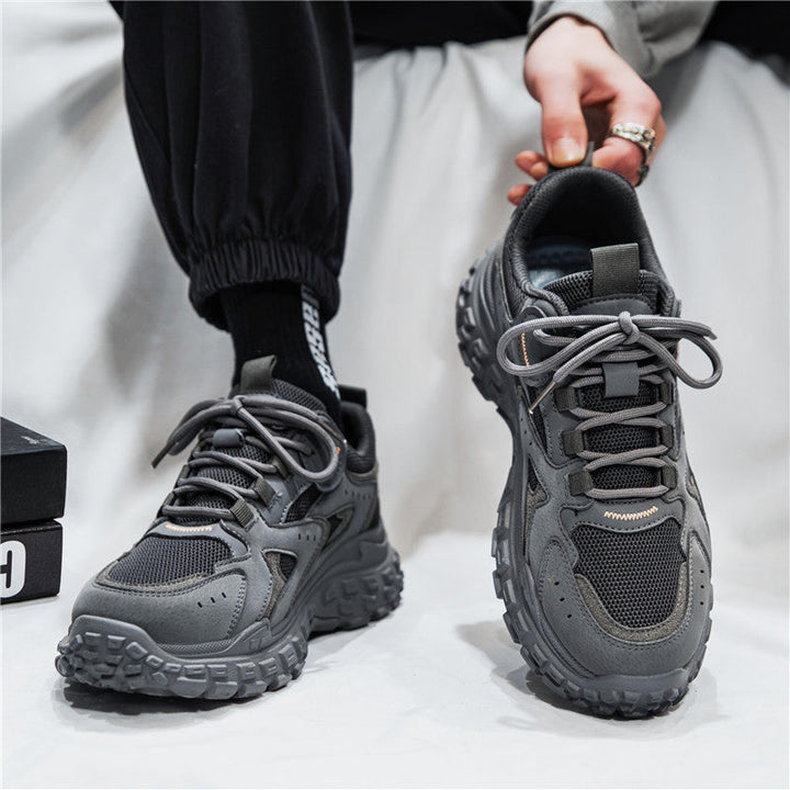 Women's sporty trail sneakers with flexible upper material and non-slip sole