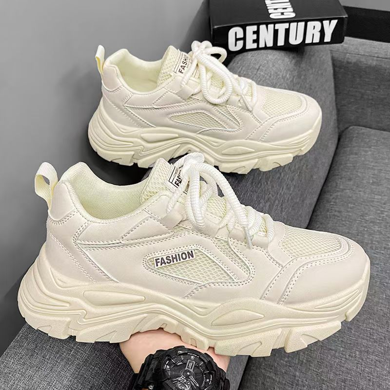Women’s Sporty Sneakers with Robust Design and Breathable Inserts