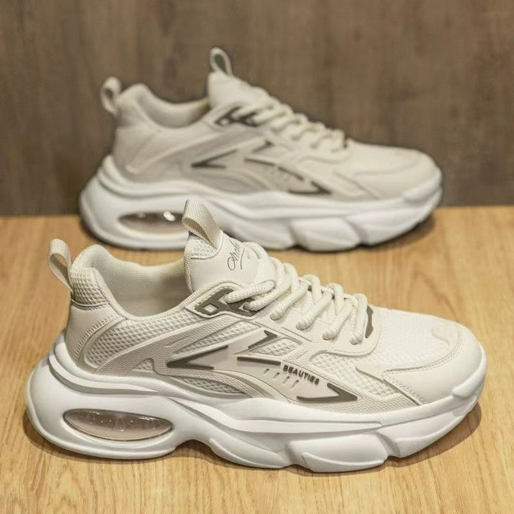 Chunky sports sneakers for women with innovative cushioning technology