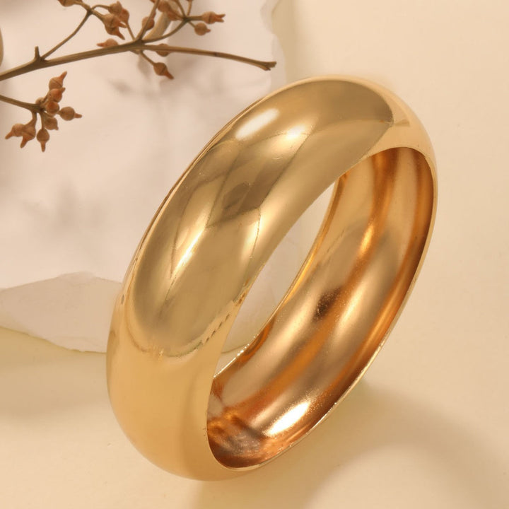 Women's Wide Gold Bracelet Tom Cottons