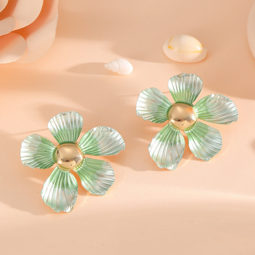 Women's Hair Clips in Artistic Flower Motif Tom Cottons