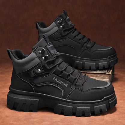Women's High Sneakers with Robust Profile and Fashionable Design