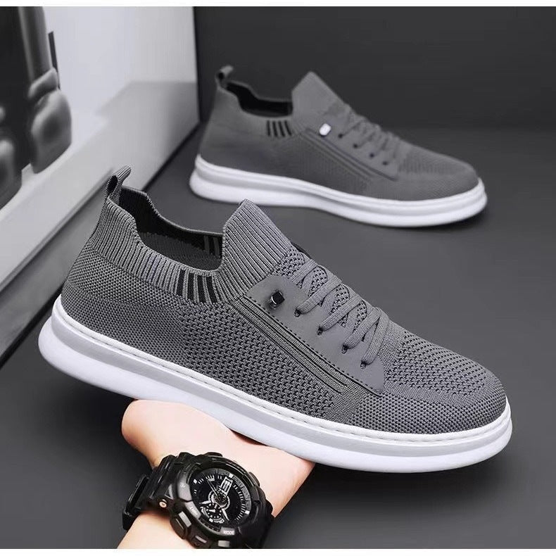 Women Breathable Casual Sneakers with Elastic Inserts