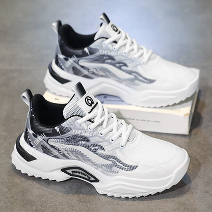 Women’s sporty sneakers with modern graphic design and non-slip sole