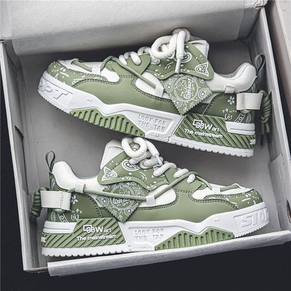 Fashion women's sneakers with a unique design and innovative design elements