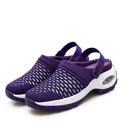 Women's breathable Slip-On sneakers with fashionable mesh design