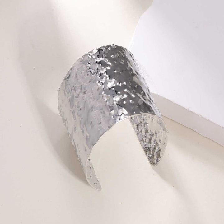 Women's Open Bangle with Elegant Wave Design Tom Cottons