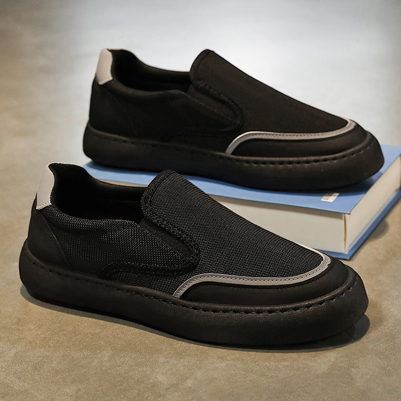 Women's Slip-On Sneakers with breathable mesh structure