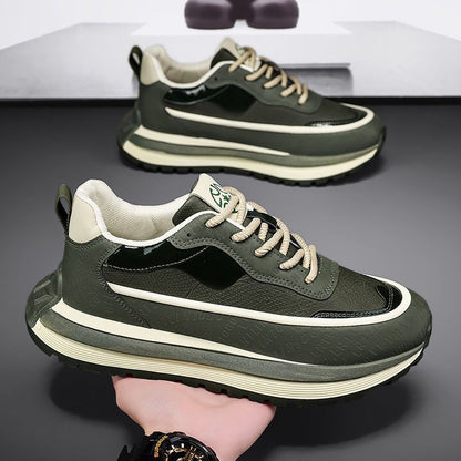 Sport shoes for women with cushioned profile sole and fashion accents