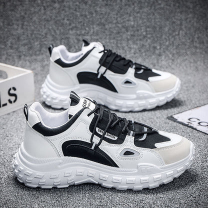 Women's sporty sneakers with comfortable cushioning elements and trendy design