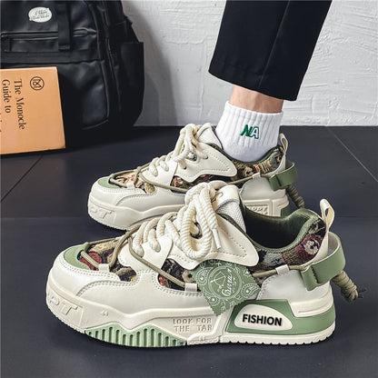 Women's sporty sneakers with innovative quick-lacing system