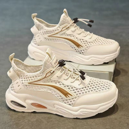 Women breathable sports sneakers with non-slip sole