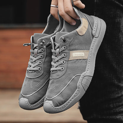 Fashionable casual sneakers for women with padded collar and flexible sole